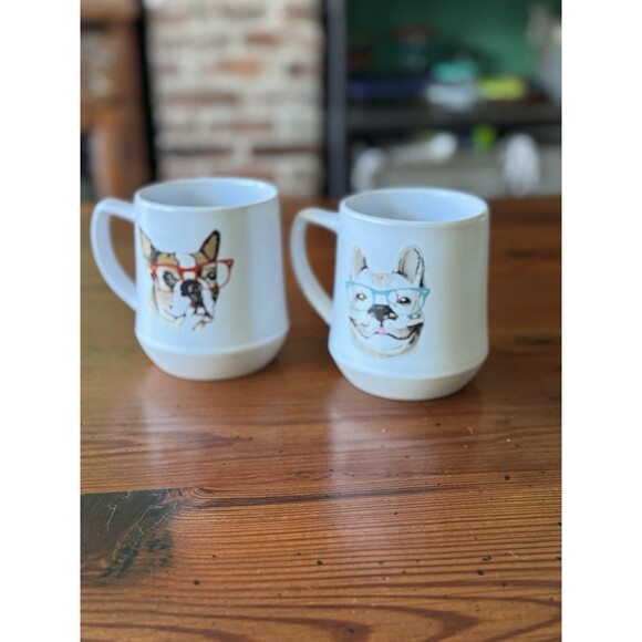 Boston Terrier & French Bulldog Mug Set By Spectrum Design 16 ounces - Picture 15 of 16